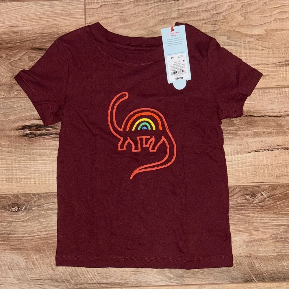 Toddler Boys’ Colorful Dino T-Shirt | Multiple Sizes Available - Picture 1 of 2